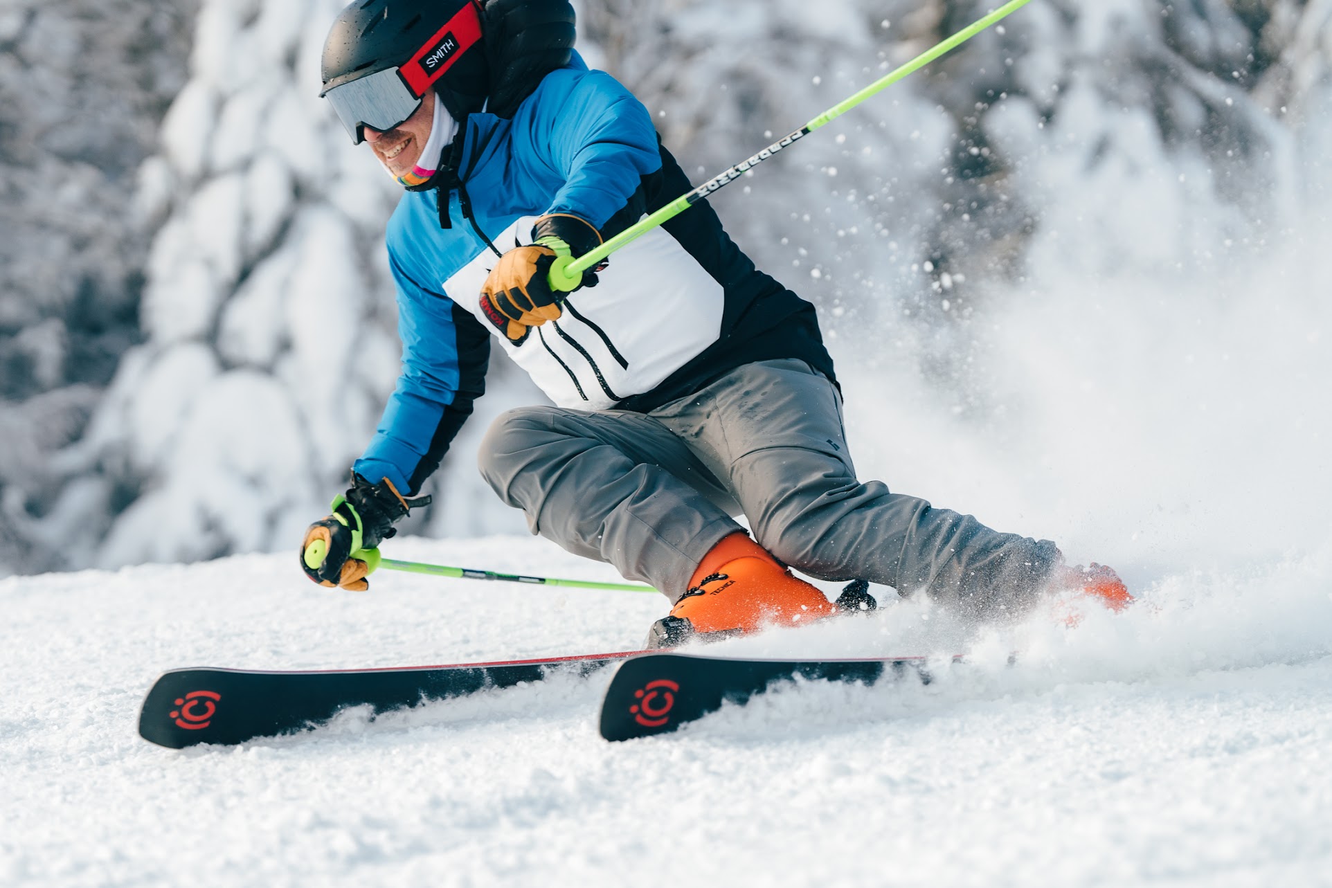 Shooting ski Mont Tremblant